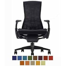 Embody Chair by Herman Miller - Home Office Desk Task Chair with Adjustable Arms Graphite...