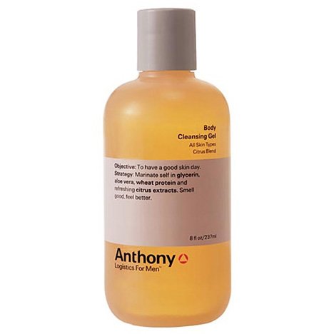 Anthony Logistics For Men Body Cleansing Gel Citrus, 8-Ounce