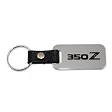 31LIg0yklZL. SL160  Nissan 350Z Chrome Leather Strap Key Chain Fob