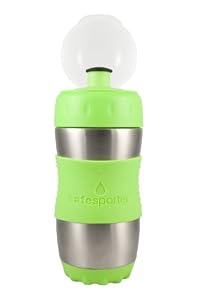 The Safe Sporter Water Bottle, Lime, 12 Ounce