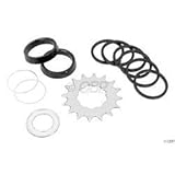 Wheels Manufacturing One Speed Conversion Set with 16T Cog (Black)