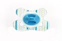 Premature/Newborn Dental Soother Clear Blue Print (-2/+2 months)