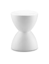 Home: Zuo Spring Stool, White - Zuo Modern