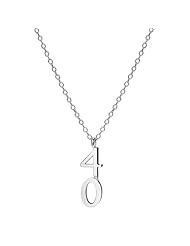 Marie Todd Milestone "40" Sterling Silver Necklace