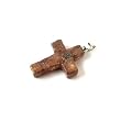 Brecciated Jasper Gemstone Mini Cross / Crucifix Pendant