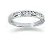 0.20 Channel Set Diamond Wedding band in 14k White Gold