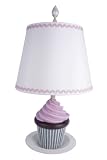 Sammy 8814-87 Cupcake Deliciousness Table Lamp, Pink