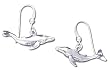 Solid Sterling Silver Whales Nautical Earrings