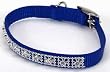C NYL JEWEL COLLAR 3/8X10"-BLU