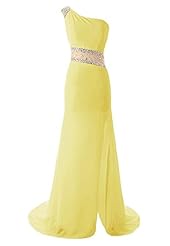 Chiffon/Tulle One Shoulder Beaded Mermaid Empire   Waistline Evening Dress/Bridesmaid Dress/Prom Dress/Party Dress 