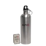 Deluxe Silver color 27oz Stainless Steel Water Bottles - BPA Free