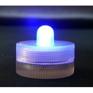 Waterproof Wedding Underwater Battery Sub Lights LED 10 Lights~PURPLE~Wedding~Tea Light