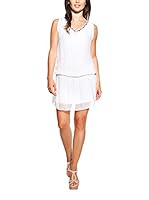 Laura Moretti Vestido Seda (Blanco)