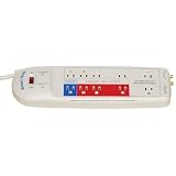 Smart Strip LCG5 Energy Saving Power Strip with Auto-Switching Technology and Modem/Coaxial Surge Protection
