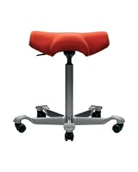 HAG Capisco - Saddle Seat with No Back (Black Fabric)
