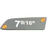 1980-1984 OLDSMOBILE OMEGA Sail, Flat, Driver Side Replacement Mirror Glass by Automotive Mirror Glass