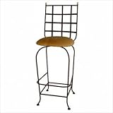 IMAGE OF Westminster Swivel Barstool Fabric: Sea Spray, Metal Finish: Antique Bronze