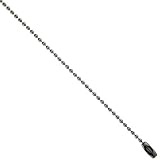 Surgical Steel Bead Ball Chain 1.5 mm (1/16 in.) thin 10 in. Anklet