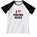 I Love Virginia Beach Jr. Miss Cap Sleeve