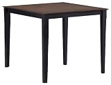 Hillsdale Riverview Square Counter Height Table, Black