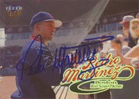 Pedro Martinez, Boston Red Sox, 1999 Fleer Ultra Autographed Card
