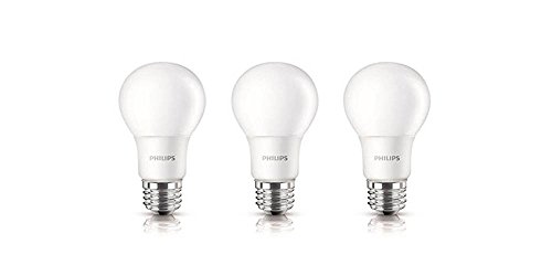 Philips 455709 100W Equivalent A19 LED Soft White Light Bulb, 3-Pack – Frustration Free Pack