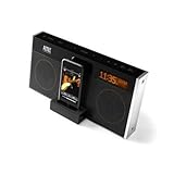 Altec Lansing M402SR Moondance Glow Speaker System with Clock Radio, Snooze Remote, and iPod Dock