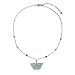 Springtime Jade Butterfly Beaded Necklace in CAREFREE Sterling Silver 16" with 2" Chain Extender