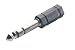Vivanco Audioadapter, 6,3mm Klinkenstecker <-> 3,5mm Klinkenkupplung, kompakt