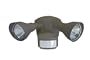 Designers Edge 240 Degree Sensor Twin Head Suer Bright LED Motion Activated Floodlight