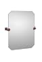 :USE Mission Arts Rectangular Swivel Mirror, Rubbed Bronze