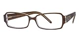 FENDI F665R 231 BROWN/ CRYSTAL EYEGLASSES
