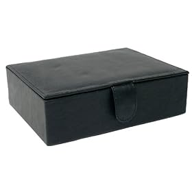 Piel Multi-Use Large Leather Box Business Accessories