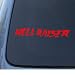 HELL RAISER - Car, Truck, Notebook, Vinyl Decal Sticker #1272 | Vinyl Color: Red