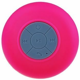 Generic Bluetooth 3.0 EDR Mini Wireless Radio Audio Mic Shower Headset Waterproof Speaker Pink