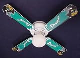 Ceiling Fan Designers 42FAN-NFL-JAX NFL Jacksonville Jaguars Football Ceiling Fan 42 In.