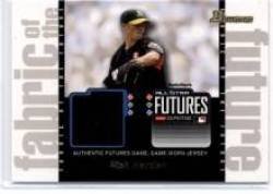 2003 Bowman Draft Fabric of the Future Jersey Relics #FF-RH Rich Harden - Oakland Athletics (Piece of Authentic Game Used Jersey) (Baseball Cards)