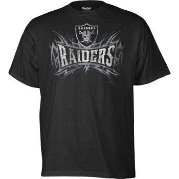 Oakland Raiders Reebok Outlast Soft Cotton T-Shirt - S