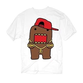 Hip Hop Domo Domo-Kun White T-Shirt