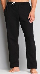 Open Bottom Fleece Sweatpant with Pockets