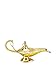 Deco 79 Eclectic Brass Abstract Aladdin Lamp, 6