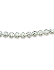 Sterling Silver 20 inch 10mm Sterling Silver Bead Necklace