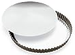 SCI Scandicrafts Fluted Tart/Quiche Mold, Removable Bottom 9.5-inch Diameter