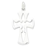 Sterling Silver Gothic Cross Pendant