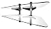 Vantage Point AXWG02B 2-Shelf Audio/Video Wall Shelves (Black)