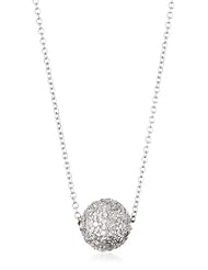 Sethi Couture "Beads Of Paradise" White Diamond 8mm Ball Necklace