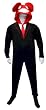 Deadmau5 aka Dead Mouse Adult Footie Onesie Pajamas with Hood