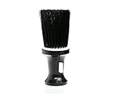 NEW DESIGN BARBER SALON NECK DUSTING BRUSH WITH TALCUM DISPENSER PREMIUM BUILD