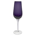 Braid Champagne Flutes Set of 6 - Plum