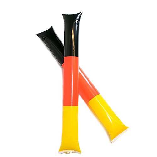 Fanartikel, Fanset Deutschland EM, WM, Fanpaket zur Europameisterschaft 2016, Schminke, Fahnen, Brille, Pfeife, Hut, Autofahne, Bandana, Tattoos, Fingernägel, Caxirola … (Klatsche)